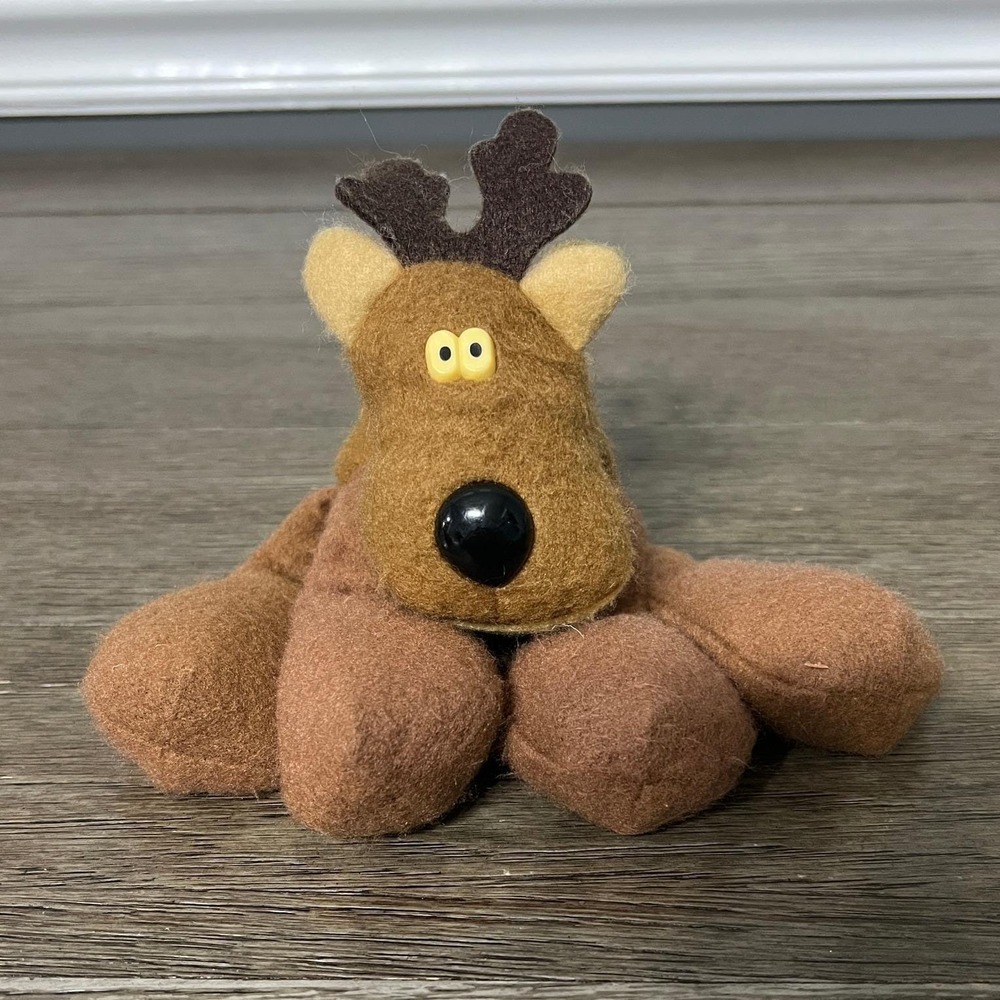 Vintage Hallmark Rodney Reindeer Plush – Collectible Holiday‎ Stuffed Animal
